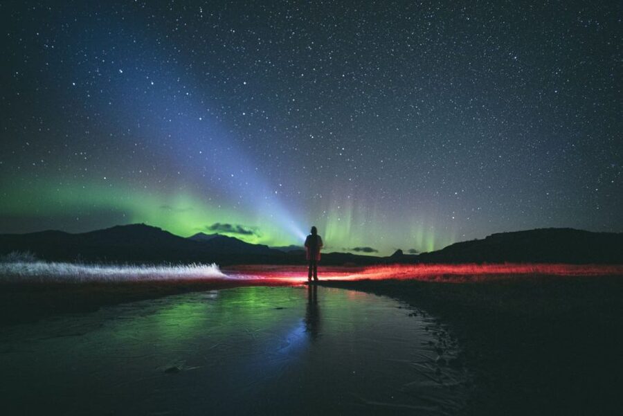 From Tromsø: Private Northern Lights Experience - A private ride in a black Mercedes V-Class