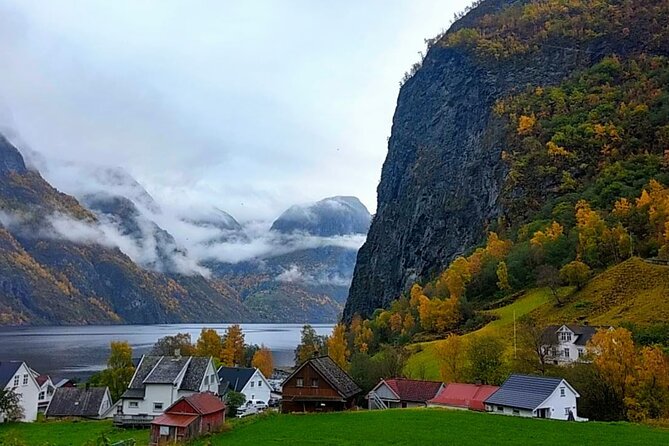 Full Day Private Tour to Flam with Pick Up - Gudvangen connects road, water, and old Norse tradition