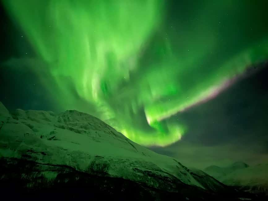 Full Night Magic of the Arctic Lights in Tromso - Following the forecast beyond Tromsø
