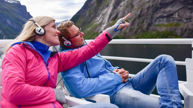 Geiranger: Fjord and Waterfalls Sightseeing Boat Trip - Starting at the Hurtig boat pier in Geiranger