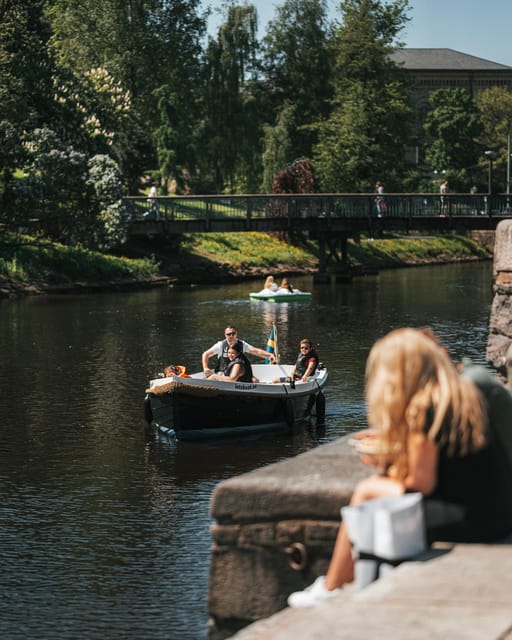 Gothenburg city center: Electric selfdrive boat tour - Starting at Christina Nilssons gata