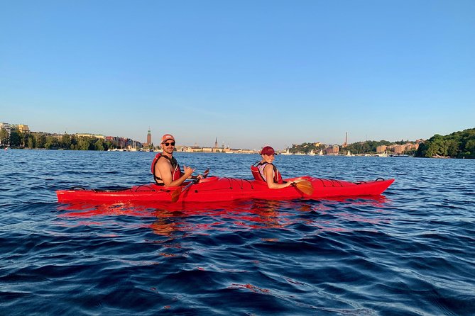 Guided Kayak Tour in Central Stockholm - From Karlbergs strand 6A to the city waterways
