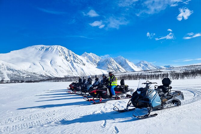 Guided Lyngen Alps Snowmobile Tour From Tromso - Getting suited up at the mountain basecamp