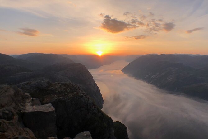 Guided sunrise hike to Pulpit Rock Preikestolen - The 1:00 am pickup from Stavanger
