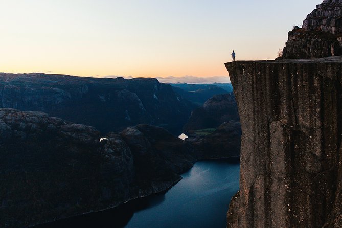 Guided sunrise hike to Pulpit Rock Preikestolen - The climb to Pulpit Rock in the dark