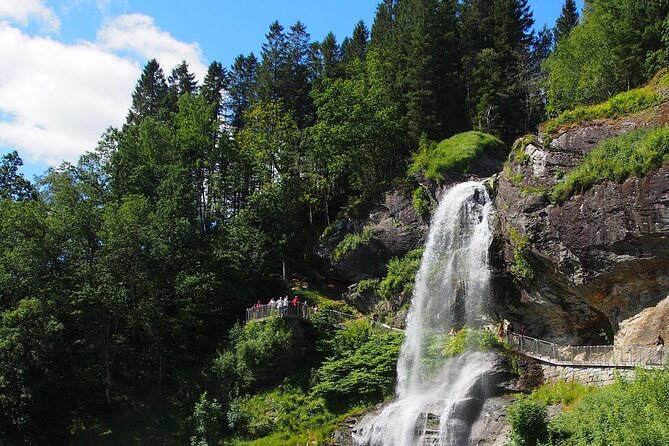 Guided tour to Hardanger Fjord, Waterfalls and Ferry Crossing - Herand is a useful pause before the second ferry