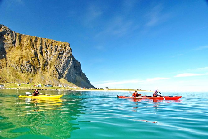 Half Day Kayak - Northern Explores AS - Starting at Eggum with a short, useful briefing