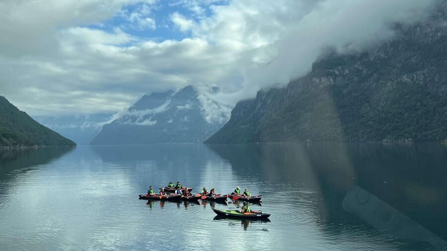 Hellesylt: Beginner-Friendly Fjord Kayaking Experience - Getting comfortable in a stable kayak