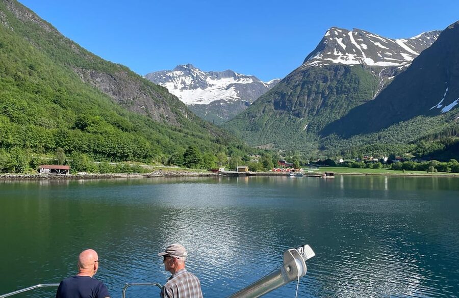 Hjørundfjord Fjord Cruise roundtrip from Ålesund - The Sunnmøre Alps from the water