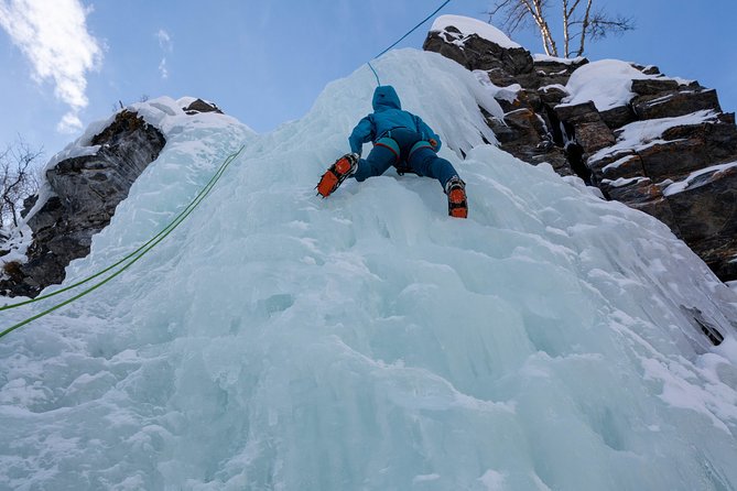 Ice Climbing Experience with Certified Guide - Learning the first moves on vertical ice