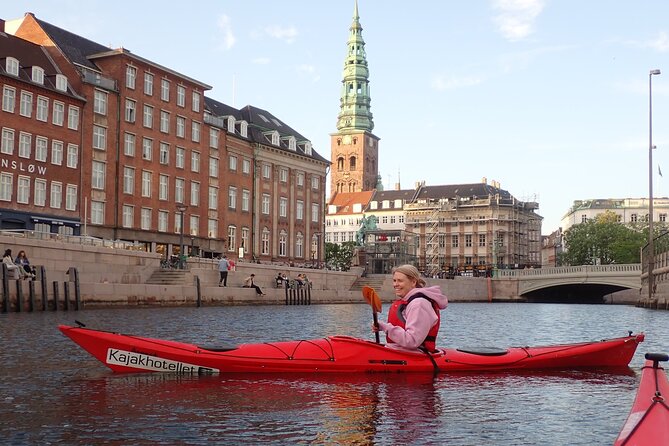 Kayak Tour in Copenhagen Harbor in May and September - The Black Diamond and the newer waterfront