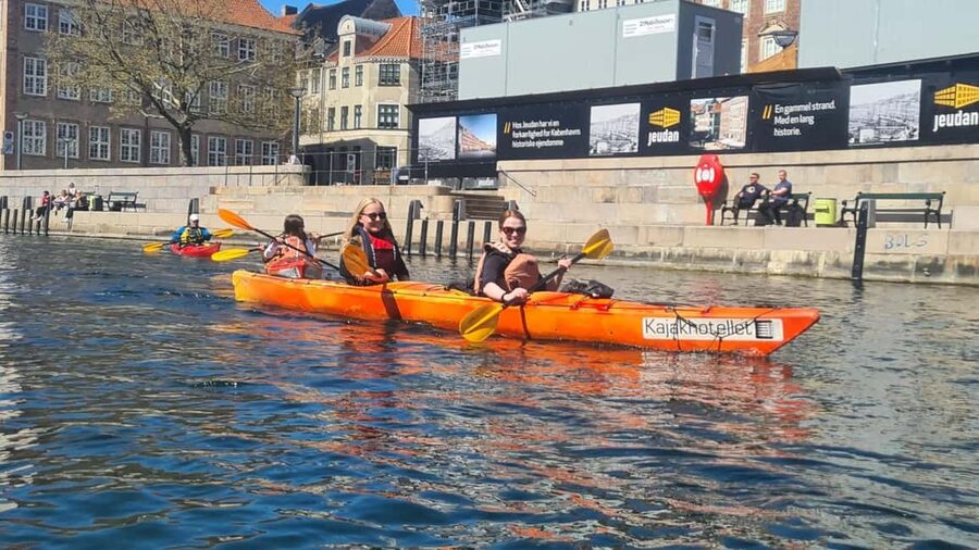 Kayak Tour in Copenhagen Harbor - June, July and August - Børsen, C.F. Tietgens Hus, and the old waterfront