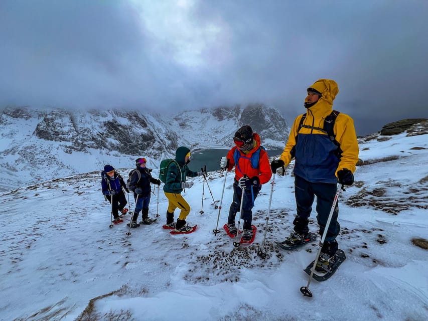 Lofoten: Half Day Snowshoe Tour - Walking through the winter terrain