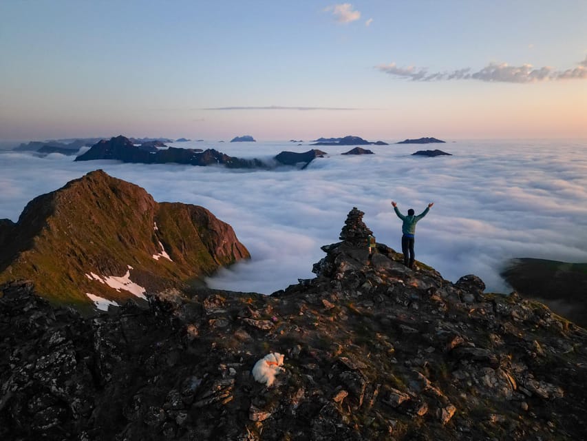 Lofoten Islands: Guided Hiking Into the Wilderness - Uphill - A real climb from Gimsøystraumen to 550 meters