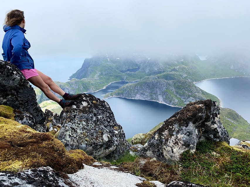 Lofoten Islands: Guided Hiking Into the Wilderness - Uphill - Meeting the guide at the red building