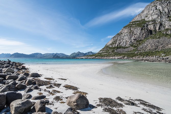 Lofoten Summer Panoramic Tour - Haukland Beach: beautiful, but time is the issue