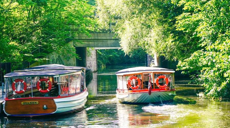Lyngby & Bagsværd Lake: Baadfarten Boat Ride - Frederiksdal and the Mølleåen