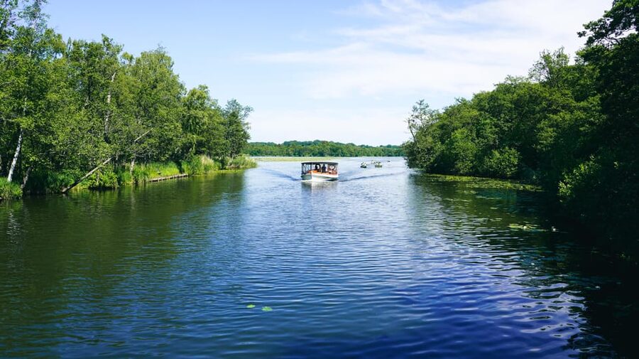 Lyngby & Bagsværd Lake: Baadfarten Boat Ride - Sophienholm for art, concerts, and summer events