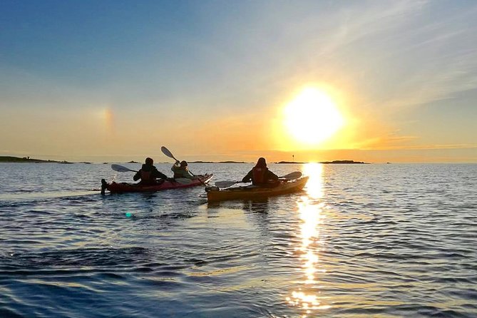 Midnight Sun Kayak - Northern Explorer - Paddling beside the coast and small islands