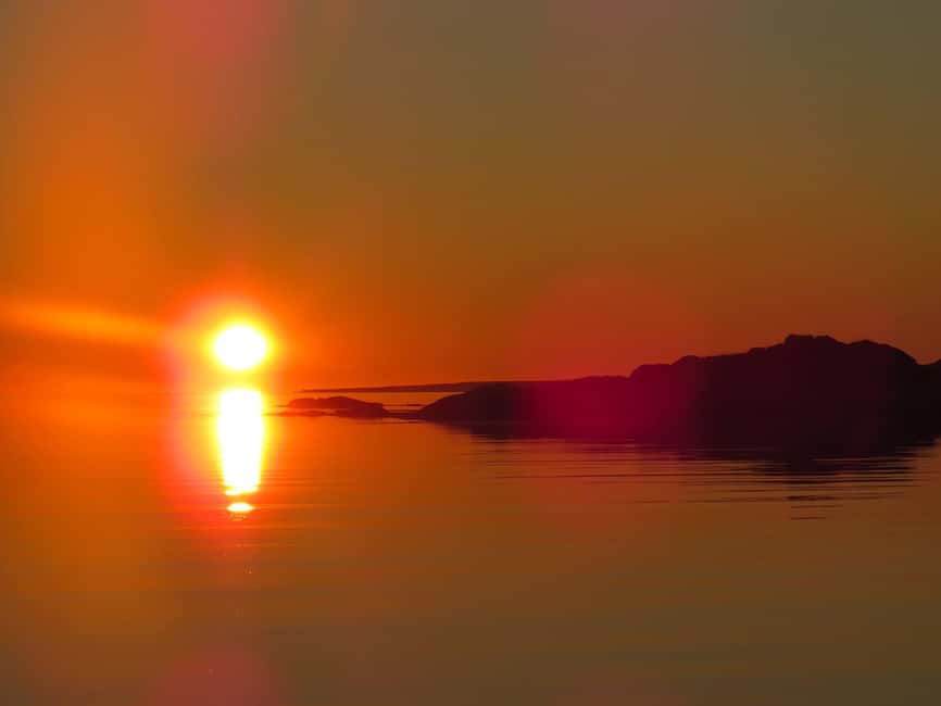 Midnight sun safari - The island stop and the best light