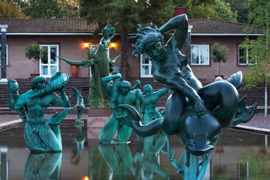 Millesgården Museum: sculpture park and art galllery - The Art Gallery and changing exhibitions