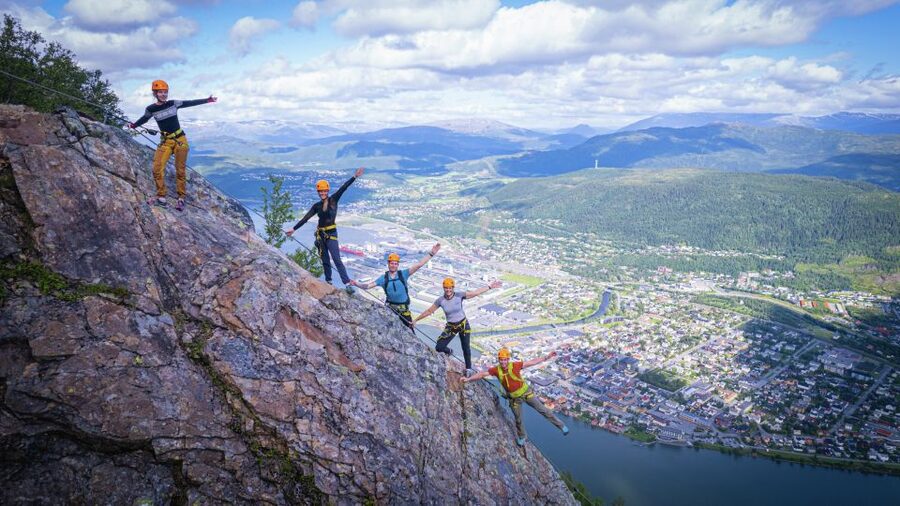 Mountain-climbing adventure in Mosjøen Via Ferrata - Who will get the most from this Mosjøen adventure