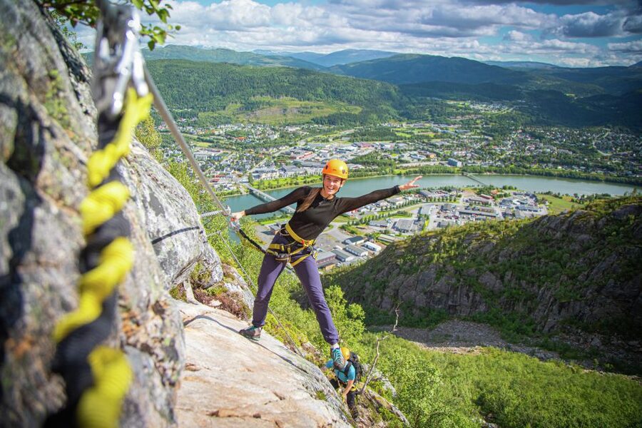 Mountain-climbing adventure in Mosjøen Via Ferrata - Clipping into the Øyfjellet Via Ferrata