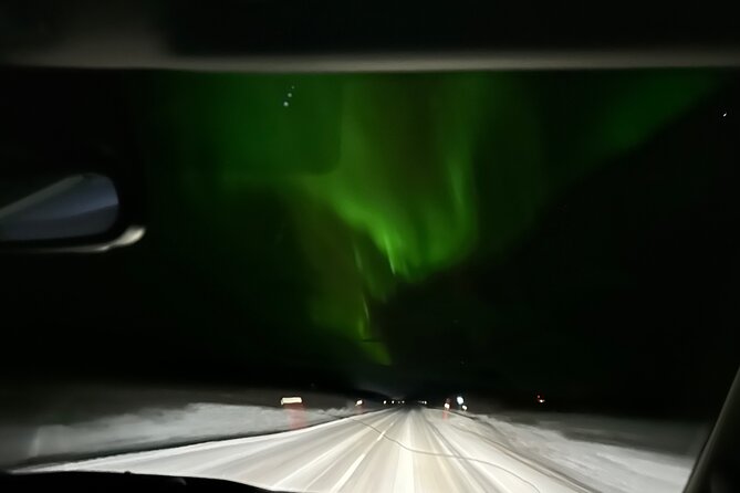 Northern Light hunt with minibus to Abisko 7:30 pm - Lapporten, the valley you pass in the darkness