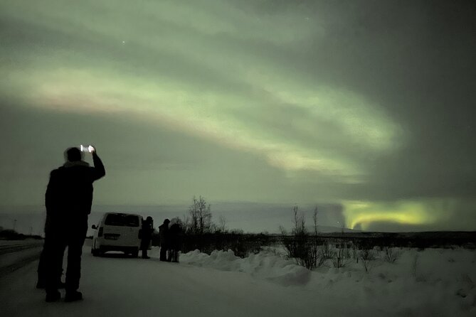 Northern Light hunt with minibus to Abisko 7:30 pm - The hard truth about clouds and solar activity