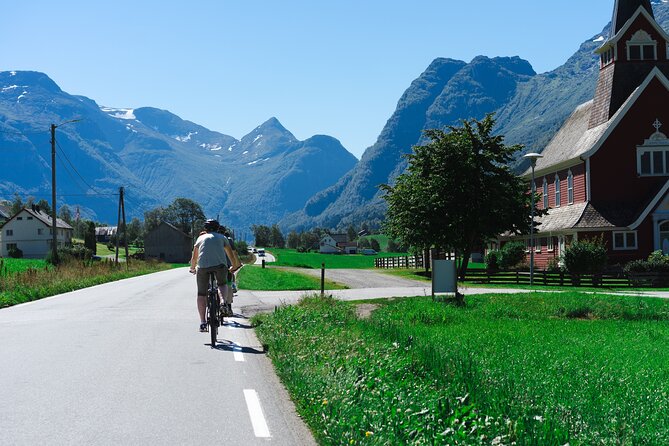 Olden: Fjord e-bike tour - Bike quality, comfort, and the small safety concern