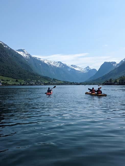 Olden: Guided beginner friendly fjord kayaking.Local company - Why Olden Is Better Seen From a Kayak