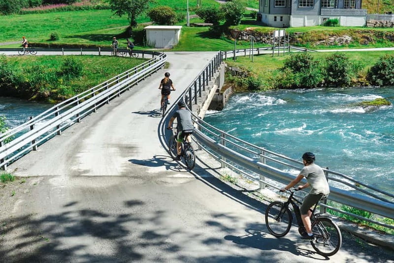 Olden: Guided e-bike tour - The 110-minute ride through Olden