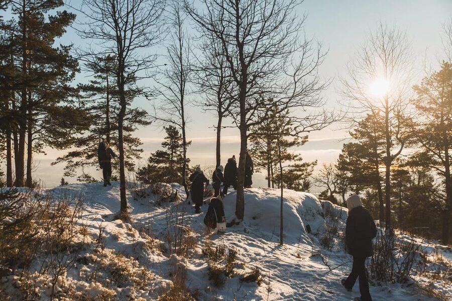 Oslo: Best View of the Oslofjord Winter Edition - Frognerseteren and the First Forest Trails