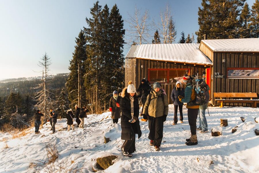 Oslo: Best View of the Oslofjord Winter Edition - Fuglemyrhytta, a Small Cabin With a Big Role