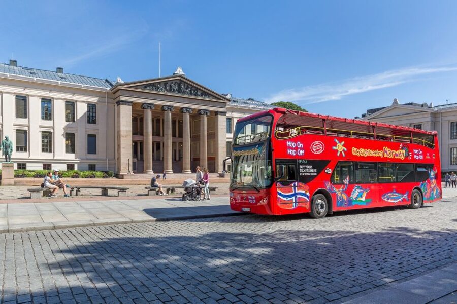 Oslo: City Sightseeing Hop-On Hop-Off Bus Tour - Harbor stops, cruise terminals, and Akershus Fortress