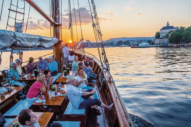 Oslo Fjord Evening Cruise with Shrimp Buffet on a Sailing Ship - Finding a comfortable spot on deck