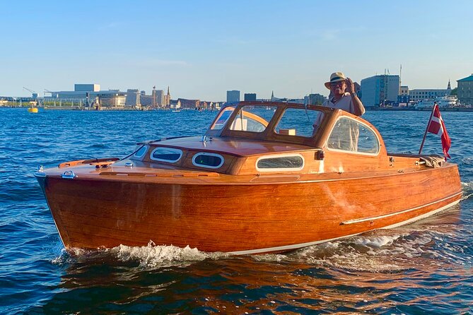 Private Copenhagen Boat cruise in Scandinavian mahogany boat - Gammel Strand is an easy place to begin