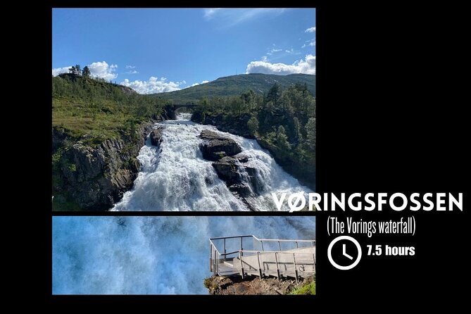 Private day tour to the Vorings Waterfall— Norway's most visited - One hour at Vøringsfossen