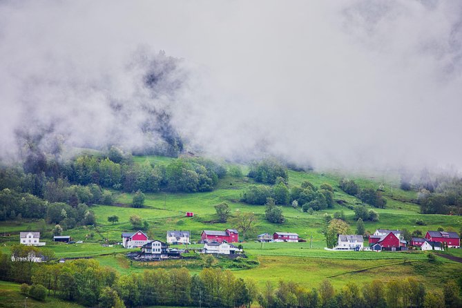 PRIVATE GUIDED TOUR: Norway's Highlights – Viking Special, 11-12 hours – WINTER - Flam, a short stop with a busy feel