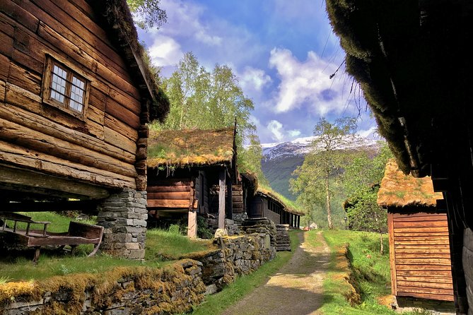 PRIVATE GUIDED TOUR: Norway's Highlights–Viking Special, 11 h - Gudvangen puts the Viking theme in context
