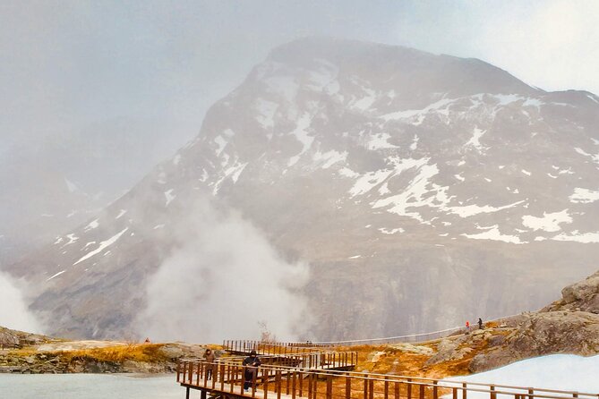 Private shore excursions Troll road in 5-7 groups - Stordal brings a short cultural stop