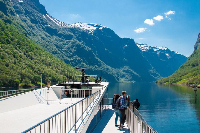Private tour, Bergen to Oslo - Nærøyfjord Cruise & Flåm Railway - Stegastein viewpoint from May through September