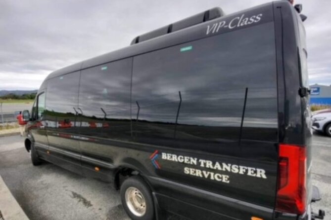 Private transfer From Bergen Airport - Hotels/Port 1-14 pax. - A vehicle for couples, families, and larger parties
