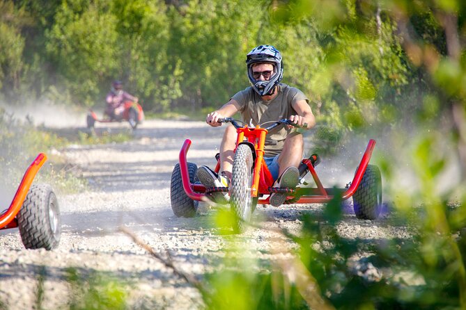 Racing Mountain Cart in Dagali near Geilo, Norway - Racing down the 670-meter course