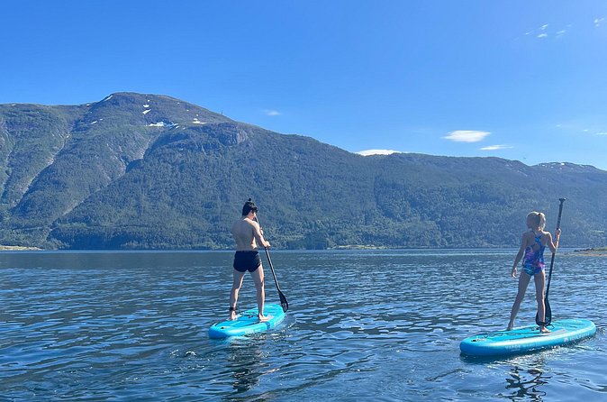 Renting SUP boards (paddle boards) - Rain does not always spoil the outing