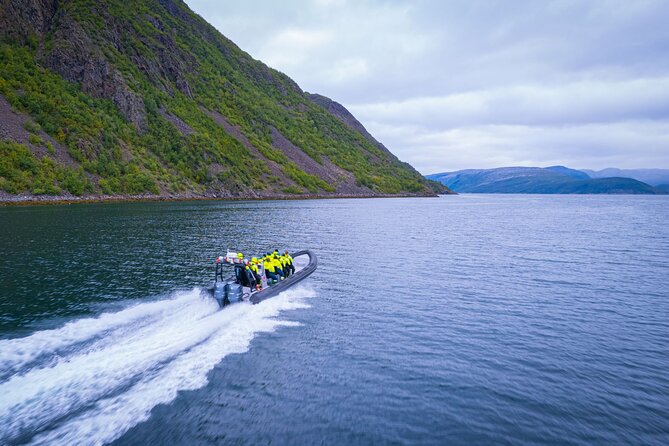 RIB Expedition to Seiland National Park - 3.5h - Crossing Altafjord toward Seiland