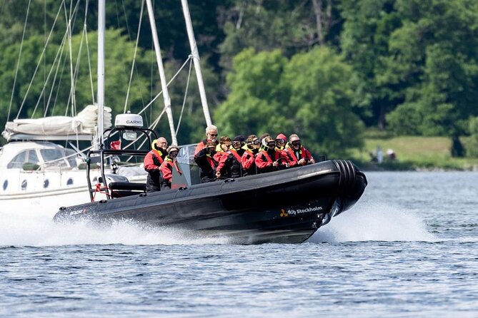 RIB Speed Boat Tour and Archipelago Island Visit (4,5h) - Leaving Stockholm by RIB at 10:30