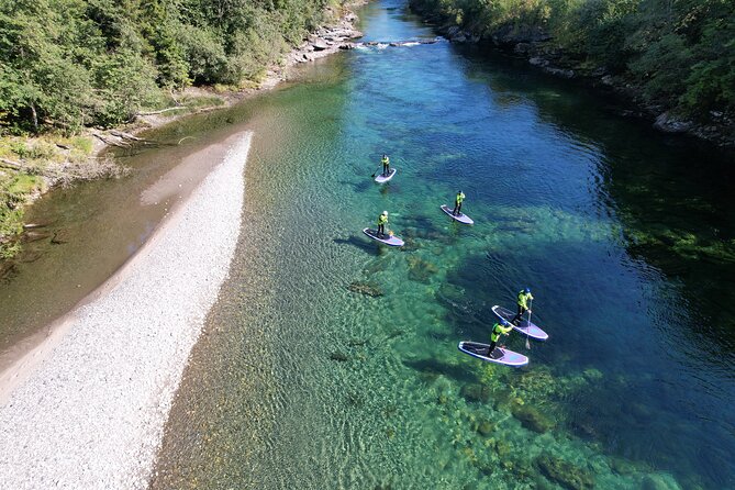 River SUP Voss - From calm lake water to Voss whitewater
