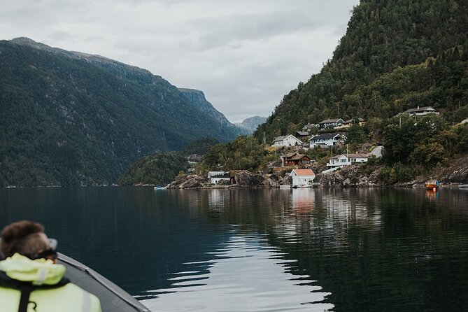 Scenic Hardangerfjord & Fyksesund RIB adventure from Norheimsund - Botnen, the quiet turn-around point