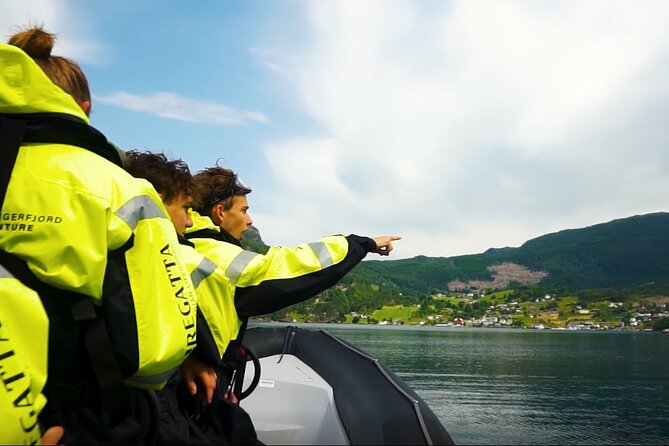 Scenic RIB adventure to Hardangerfjord & Fyksesund from Øystese - Herandsholmen and the Human Side of the Fjord